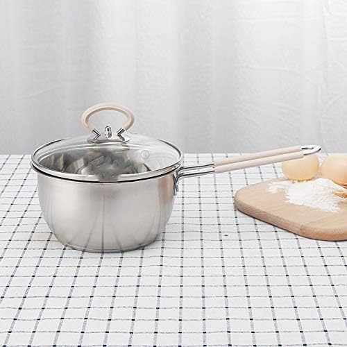DXMRWJ Комплект Кухненски Съдове за готвене Тенджера за Супа от Неръждаема Стомана, Индукционная Безопасна Удебелена