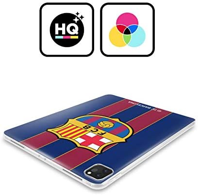 Дизайн на своята практика за главата, Официално лицензиран FC Barcelona Home 2020/21 Герб Kit, Мек Гелевый калъф е Съвместим с Apple iPad Mini (2021)