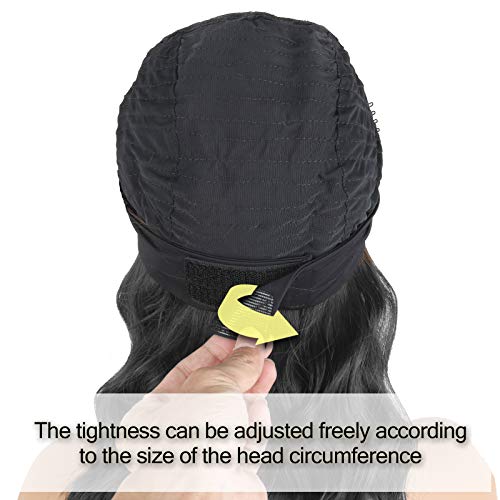 Осетинские Къса Къдрава Перуки с превръзка на главата си, за черни жени, Черни Къдрави Перуки с прикрепена заобиколен