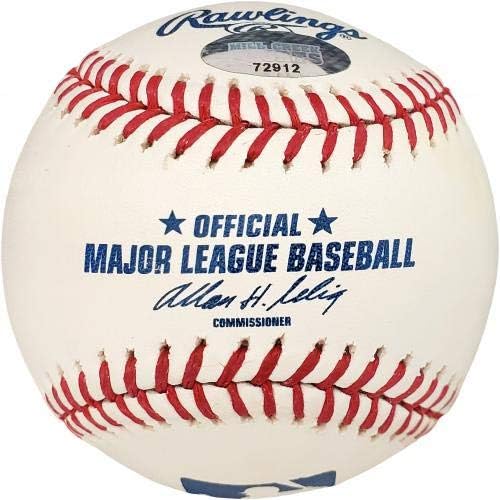 Майк Шаран С Автограф от Официалния Представител на MLB Бейзбол Бостън ред Сокс, MCS Holo Stock 18723 - Бейзболни Топки