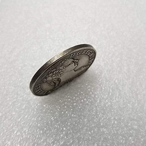 Старинни Занаяти 1743 година от австрийската Месинг с Посеребренным покритие - това е Стара Възпоменателна монета от колекция 130Coin