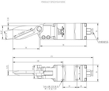 Индустриални пневматични въздушни клещи, пневматични Ножици Роботизирани Манипулатори Ножици За Рязане на Тъканта Кабел Ножици За Метални Проводници на Кабела