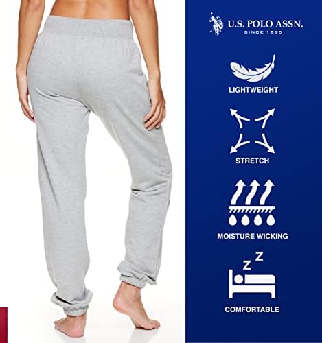 Асоциация на поло САЩ. Дамски Спортни Панталони Essentials - Женски Френски Хавлиени Спортни Панталони За джогинг