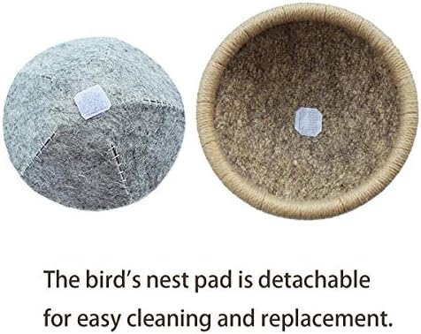 ИЗКУСТВЕНО Произведено 2 Комплекта bird ' s Nest Канарче Чинка Гнездо за Папагал от Филц (4,5 инча)