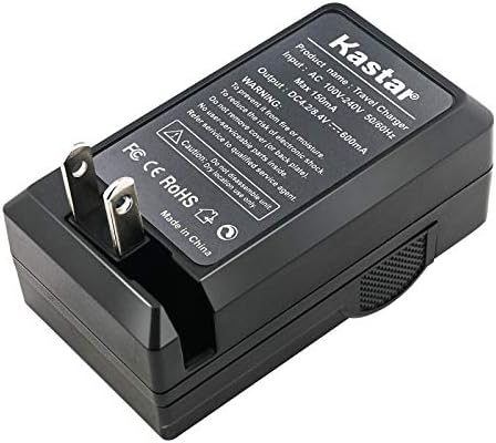 Подмяна на стена зарядно устройство Kastar AC за Fujifilm NP-120, NP-120B, FNP120, Toshiba NP-120, PX1657, PENTAX D-LI7,