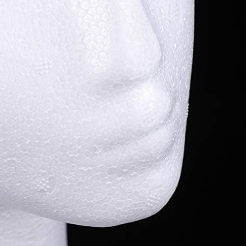 VALICLUD Шапка, Перука Дисплей Сляпо е Бяло Лицето на Главата на Манекена Пенопластовая Модел на Осъществяване на Перука