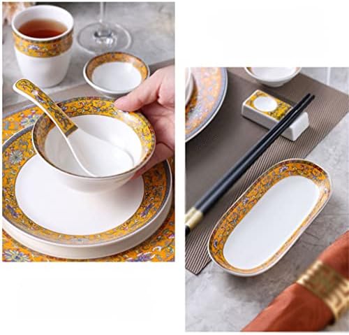 Комплект прибори за хранене GPPZM, с чиния, държач за чинии, обтегач за салфетки, комбинирано украса на масата