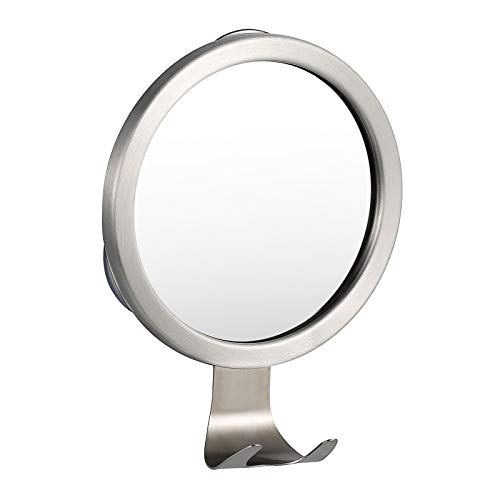Огледало за душата Ettori без замъгляване за бръснене с държач за ножче, мощно огледало без замъгляване на присоске за
