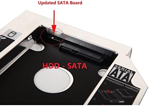 DY-tech SATA 2nd HDD Твърд диск, Кутийка за Sony Vaio VPCF12M0E/B Swap BDC-TD03 BDC-TD03RS