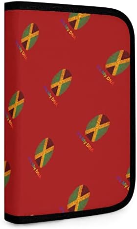 Ямайски Флаг, пръстов Отпечатък, Двукрилен Органайзер За Инструменти, Държач за Джоба, богат на функции на Тъканта, Сгъваема
