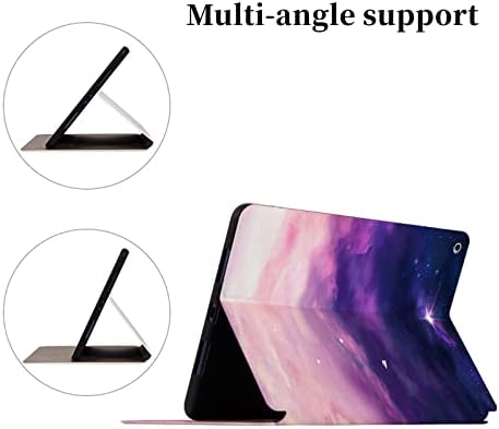 MIBYUZST Творчески Кожен калъф за таблет Dreamy Starry Sky за Samsung Galaxy A7 A8 A 10,5 10,1 инча S7 S8 FE Plus S2
