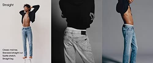 Мъжки дънки директно намаляване на Calvin Klein, в Бостън Синьо-черно, 32 W x 32 Л