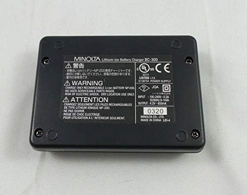Зарядно устройство за литиево-йонни батерии Minolta BC300 за цифрови фотоапарати Dimage X, Xi и Xt
