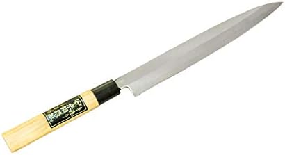 HONMAMON Sashimi Hochyo (Кухненски нож Янагиба) 240 mm (на ОКОЛО 9,4 инча) за дясната ръка, Гинсан
