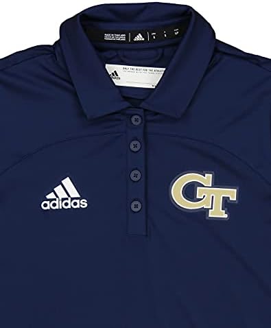 Дамски Мультиспортивная риза поло адидас Indiana Hoosiers NCAA Georgia Tech Yellow Jackets Тъмно-син цвят