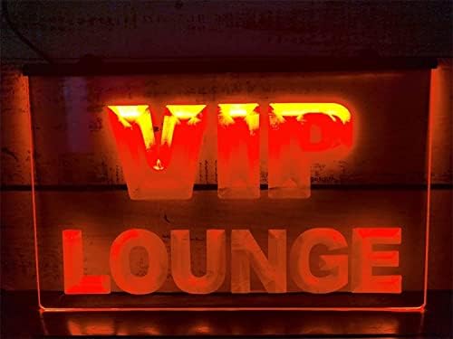 DVTEL Потребителски Думи VIP Lounge Led Неонова реклама, USB Затемняющий дисплей Неонови Лампи за Украса на стени С осветление,