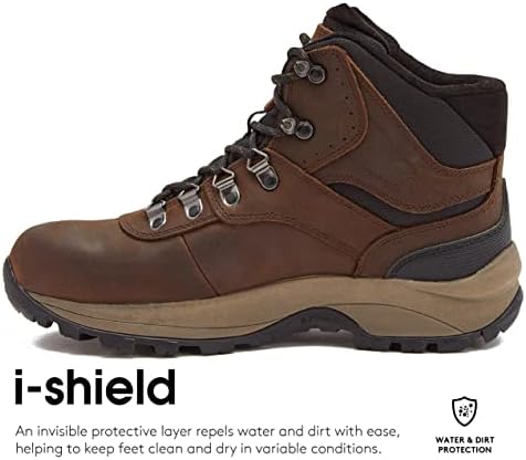 Кожени водоустойчив мъжки туристически обувки HI-TEC Altitude VI I WP, Работни обувки за мъже, за туризъм на открито