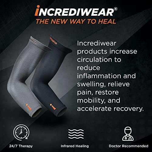 Incrediwear Elbow Sleeve – Налокотник за подкрепа на лакът, облекчаване на болката в ставите, възпаление и кръвообращението,
