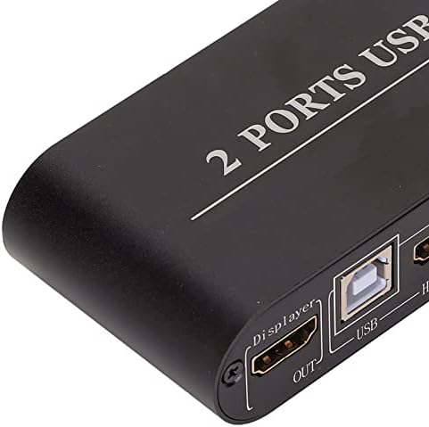 USB KVM switch PUSOKEI 4K 30Hz, KVM превключвател с мултимедиен интерфейс с висока разделителна способност за преносими