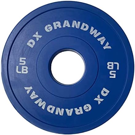 Малка гумена Утяжеляющая плоча DX Grandway Fitness