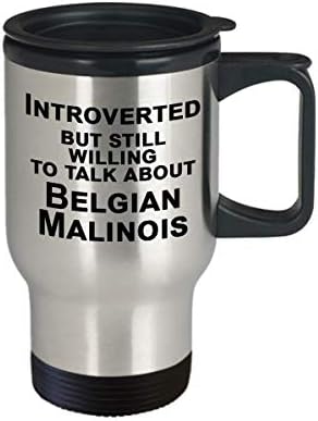 Белгийската Пътна чаша Малиноа, Подарък белгийски малиноа, Неща, Сувенири, Подаръци интровертам - Интровертам, Но все още желаят да се говори за кучета - Идеалният п?