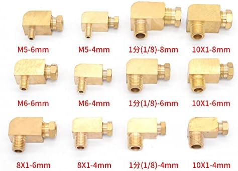 Лубрикант станка Месинг Маслен тръбен накрайник Фитинг 4 6 8 мм Външна Тръба Компрессионный Съвет Тръба Компрессионный
