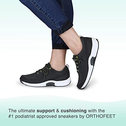 Дамски модел обувки Orthofeet Коралов цвят, Спортна