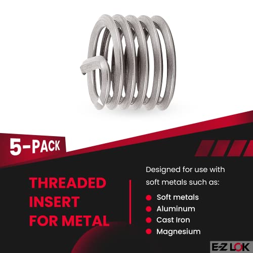 Резьбовая поставяне на E-Z LOK Coil за метал са 18-8 Резьбовая поставяне на спирала тел от неръждаема стомана 3/4-10