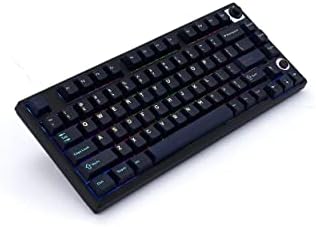 Механична клавиатура KEYMECHER на 75%, безжична клавиатура Hotswap с RGB подсветка, Поддържа Bluetooth, 2.4 G и кабелна