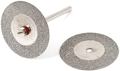 Aexit 2 бр. Абразивни Кръгове и дискове с 30 мм С Диамант Покритие с Въртящи се Режещи Шлифовъчни Дискове с Отрезными