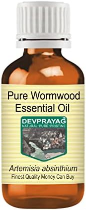 Devprayag Чисто Етерично масло от пелин (Artemisia Absinthium) Парна дестилация 630 мл (21 унция)