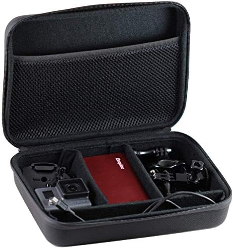 Комбиниран комплект аксесоари за екшън камери Navitech 8 в 1 със сив корпус - Съвместим с екшън камера GAMSOD 4K
