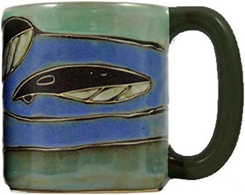 Керамична чаша Mara - Китове - 16 грама