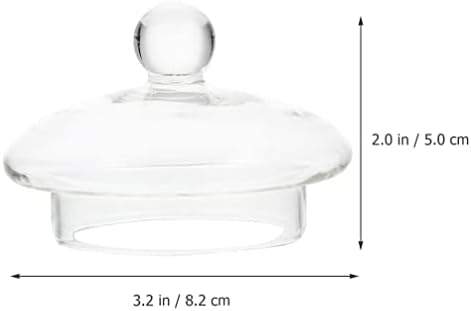 Подмяна на капаци на Стъклена Кана: 3 бр. Прозрачни Капака на Чайника, Цвете Капака на Чайника, Част от Аксесоари за