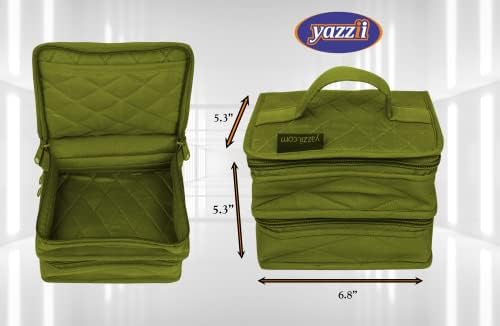 Yazzii Double Petite Занаятите Organizer Bag - Преносим Чанта-Органайзер за съхранение - Универсалният Органайзер за