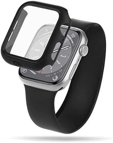 Калъф-Mate за Apple Watch с вграден предпазно фолио, изработени от закалено стъкло на Apple Watch Series 8 и 7 [45 mm]