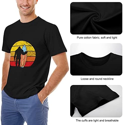 2023 Нова Мъжки Проста Личност, Модни и Ежедневни Хавайски Памучен Тениска С кръгло деколте и Къс Ръкав С Фин Принтом