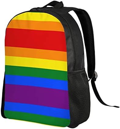 EWMAR Rainbow Едностранно Раница С Пълна Печат, Пътен Раница, Компютърна Чанта за рамо, Водоустойчив Университетски Раница