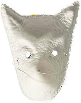 КИЦУНЭ от папие-маше , произведено в Япония. Традиционна маска на лисица от хартия WASHI. Украса на стаята.