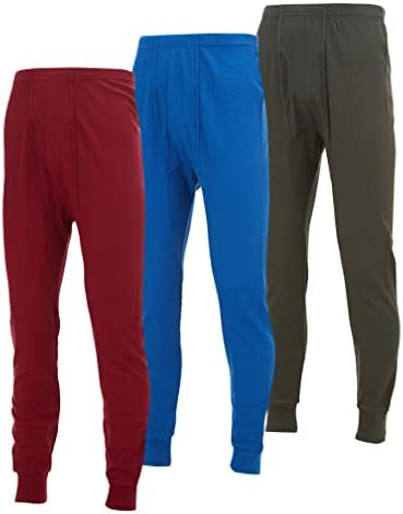 Мъжки топлинна бельо Long John Pants - основният слой с нагревателя за тениски и сака - Лесно топлинна бельо за мъже