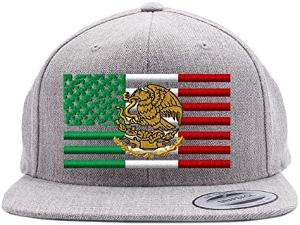 Комбинирана шапка с мексиканско-американски флаг 6089 Yupoong възстановяване на предишното положение ШАПКА. Комбинирана