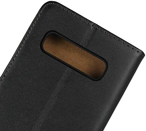 Чанта-портфейл Zouzt Classic, Съвместим с Samsung Galaxy S10, със стойка / Магнитна закопчалка / слот за карти (черен)