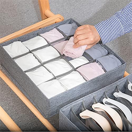 CDYD Кутия за съхранение на бельо и чорапи От нетъкан текстил, Сгъваем Гардероб, Органайзер, Разделител чекмеджетата