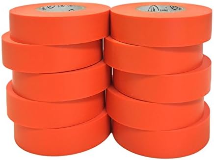 Тиксо TradeGear (10PK) Orange матово покритие – Водоустойчив, огнезащитни, трайно лепило на базата на гума, посочен в