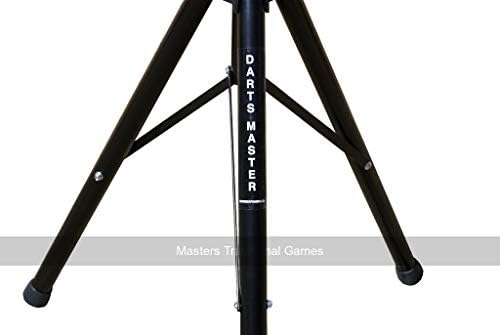 Darts Master Поставка за дартса - Преносим Телескопичен Статив за дартса, на Стоманена стойка с елементи (дъска за дартса