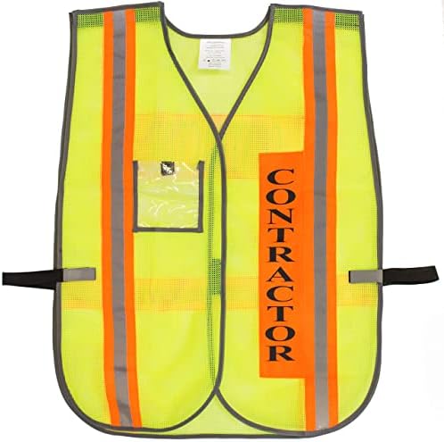 Жилетка за безопасност на NEDYALKO Breakaway със Светлоотразителни ивици и Прозрачен Пластмасов джоб за лична карта
