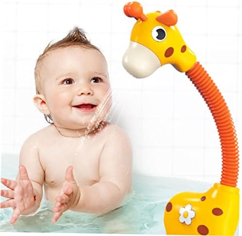 TOYANDONA 1 бр., Играчки за баня с приставка за душ с Жирафа, Играчки за бебета, Играчки за Плуване, Детски Играчки,