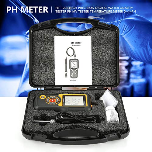 Тестер за качеството на водата, от 0 до 14PH PH MV Тестер на Температурата LCD Дисплей Анализатор на Качеството на Водата