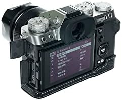 Калъф за фотоапарат X-T5, BolinUS Ръчно изработени От Естествена Кожа, Половината от своята практика за фотоапарат Калъф