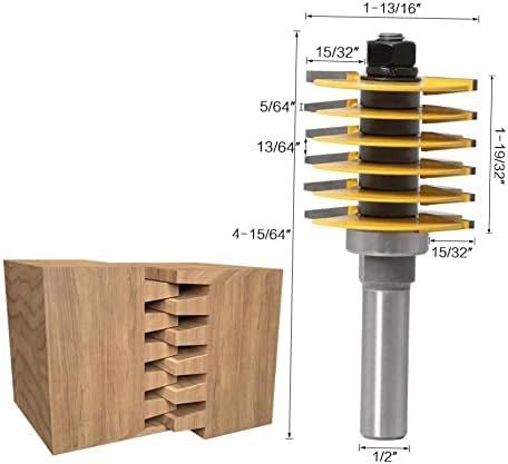 Създаване на добри връзки на пръстите с помощта на нашия набор фрезоване бита с 1/2-инчов опашка - Идеална дървообработващи